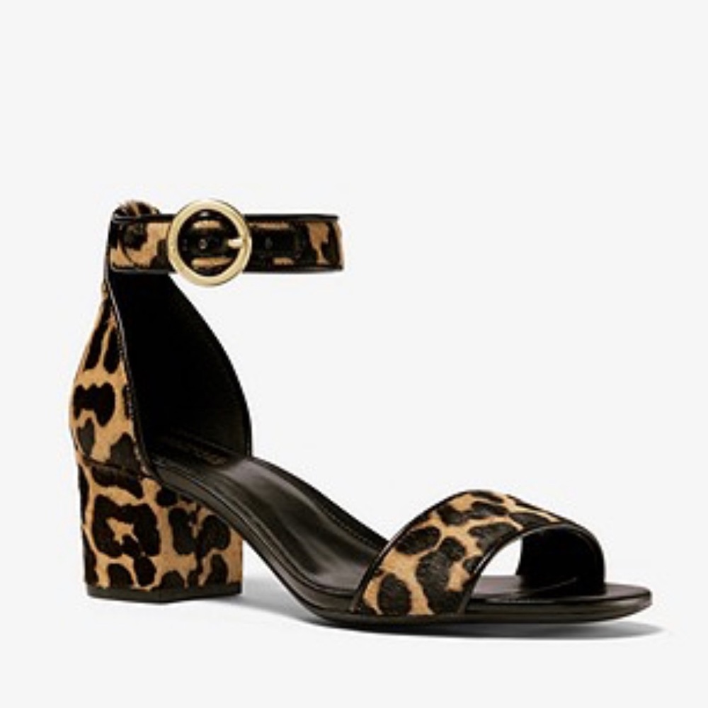Michael Kors Lena flex mid leopard calf hair